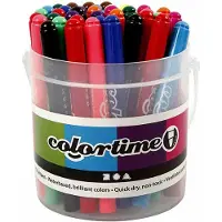 Colortime Tussit Kimallevärit 12-pack