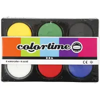 Creativ Company Refill blocks Watercolor in palette - Primary Väri