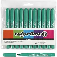 Creativ Company Bright Vihreä Jumbo markers 12pcs.