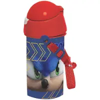 Sonic Water Bottle Plastic Bottle 500ml Multicolor