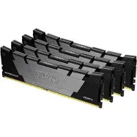 Kingston 32GB (4X8GB) DDR4 3600MT/S CL16 1RX8 FURY RENEGADE XMP, BLACK (KF436C16RB2K4/32)