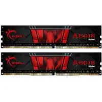 G.Skill Aegis F4-2666C19D-32GIS, 32 GB, 2 x 16 GB, DDR4, 2666 MHz, 288-pin DIMM