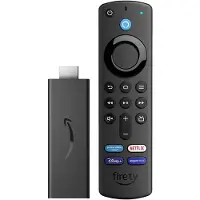 Amazon Fire TV Stick (3. sukupolvi) Full HD -mediatoistin - 8 GB - Musta
