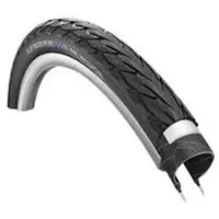 Schwalbe Delta Cruiser Plus -rengas 28 x 1 1/2 heijastinreunalla Musta