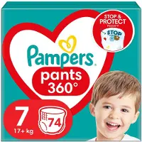 Pampers Pampers-housut poika/tyttö 7 74 kpl
