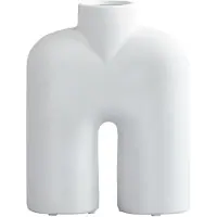 101 Copenhagen Cobra Tall mini maljakko 18x17 cm Bone white