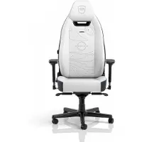 Noblechairs LEGEND Gaming Chair - Starfield Edition, keinonahkaverhoiltu pelituoli, valkoinen/sininen