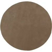 Ferm Living Stille tuftattu matto pyöreä Ash Brown Ø240 cm