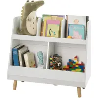SoBuy Lasten Montessori-kirjahylly KMB19-W