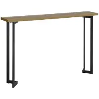 SoBuy Konsolipöytä 120x20x75cm., musta/ruskea