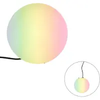 QAZQA Älykäs ulkovalaisin valkoinen 25 cm IP65 sis. WiFi A60 - Nura