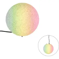 QAZQA Älykäs ulkovalaisin harmaa 25 cm IP65 sis. WiFi A60 - Nura