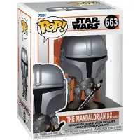 Funko POP! POP! Vinyylihahmo: The Mandalorian - Mando w/Darksaber