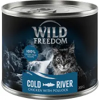 Wild Freedom 6x200g Adult Cold River seiti& kana Kissanruoka