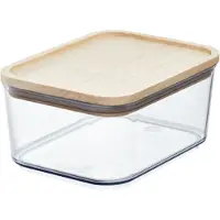 SmartaSaker Säilytyspurkki puukannella 0,8 l, iDesign