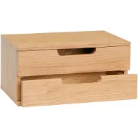 Hubsch Athand Væghylde/Sengebord - Beige - 30X 20X 15CM