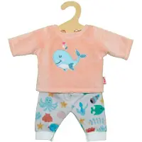 Heless Dolls Fluffy Pajama Pink Whale 28-35 cm