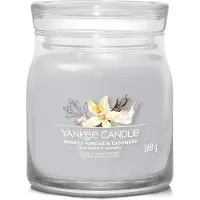 Yankee candle Smoked Vanilla & Cashmere Signature Jar Medium