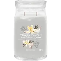 Yankee candle Smoked Vanilla & Cashmere Signature Jar Large