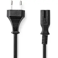 Nedis PCGB11040BK20 Euro Uros-IEC-320-C7 Suora 2.00 m Sähköjohto
