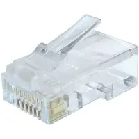Gembird Stecker 8P8C für Solid LAN Kabel 100er Pack LC-8P8C-002/100