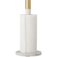 Bloomingville Emira talouspaperiteline marmori 32 cm Valkoinen