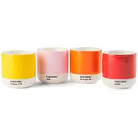 Pantone Thermo Cup Mix Set Of 4 In Gift Box - Multi/patterned - 17.5 CL