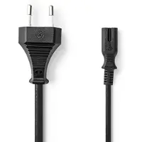 Nedis PCGB11040BK30 Euro Uros-IEC-320-C7 Suora 3.00 m Sähköjohto