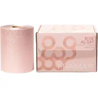 Framar Embossed Roll -foliorulla, Rose (97,5 m)