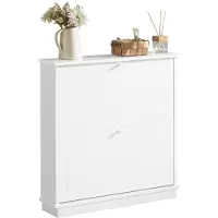 SoBuy kenkäkaappi 2 ovella fsr99-w