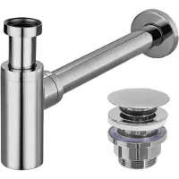 REA Click-Clak pesuallas Siphon Universal Chrome