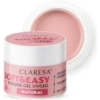 Claresa Soft&Easy Builder Gel pohjustusgeeli kynsiin sävy Natural 45 g