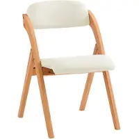 SoBuy Kokoontaitettava puutuoli FST92-W