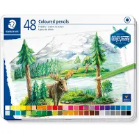 Staedtler Metal Case 48 Colors Pencils Monivärinen