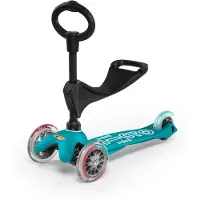Micro Mini 3 in 1 Deluxe Kolmipyöräinen Potkulauta, Turkoosi