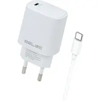 Beline PD 3.0 USB-C lataussarja - 20W - Valkoinen