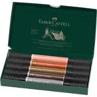 Faber-Castell 162009, 5 kpl, Valikoidut värit, Valikoidut värit, Pyöreä, Vesipohjainen muste, Laatikko