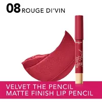 Bourjois Velvet the Pencil huulipunakynä antaa mattavaikutelman sävy 08 Rouge Di'vin 1,8 g