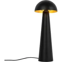 QAZQA Ulko-lattiavalaisin musta 65 cm - Mushroom