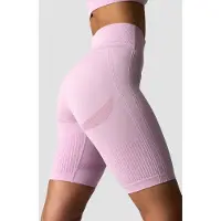ICANIWILL Soft Seamless Biker Shorts Lavender Melange