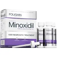 Foligain Woman Minoxidil 2 % hiusten kasvua edistävä hoito – 3 x 60 ml