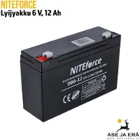 UOVISION Niteforce 6V 12Ah akku