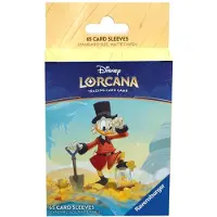 Ravensburger Disney Lorcana TCG -korttilaukut, jossa Scrooge McDuck - Maailman rikkain ankka, Grace Tran | 65 suojaholkkia TCG-kannille | Ikäraja 8+