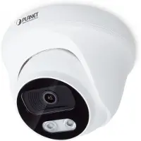 Planet ICA-4480F H.265 4 Mega-pixel Full Color Dome IP Camera:Color Day and Night, supports Warm light LED 4000K up to 25m, Smart IR, 3.6mm Lens, H.265(+)/H.264(+) (ICA-4480F)