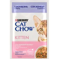 Cat Chow 26x85g Kitten lammas & kesäkurpitsa kissan märkäruoka