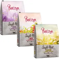 Purizon 2,5kg Single Meat ankka & laventelinkukka kissan kuivaruoka