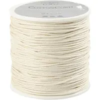 Creativ Company Cotton cord Off-white Thickness 1 mm 40m