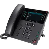 Poly – Poly VVX 450 -IP-puhelin 12 linjalle ja PoE-tuki, IP Phone, Musta, Johdollinen puhelin, 12 linjat, LCD, 10,9 cm (4.3") (8B1L7AA#AC3)