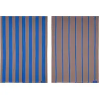 Mette Ditmer Stripes Tea Towel, 2-Pack - Multi/patterned - W50X L70CM