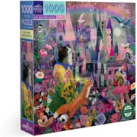Eeboo Puzzle 1000 Pcs - Cat And Castle - Multi/patterned - ONE SIZE